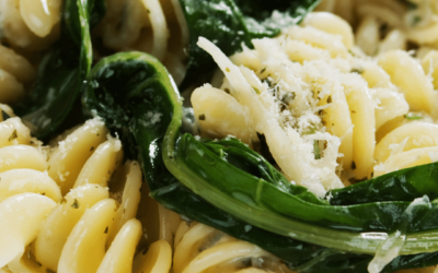 Lemon Chard Pasta with Brown Butter